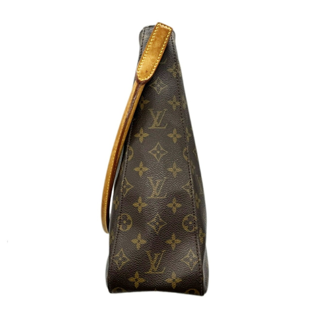 LOUIS VUITTON Looping Monogram Shoulder Bag Handbag Leather Canvas - Picture 2 of 11